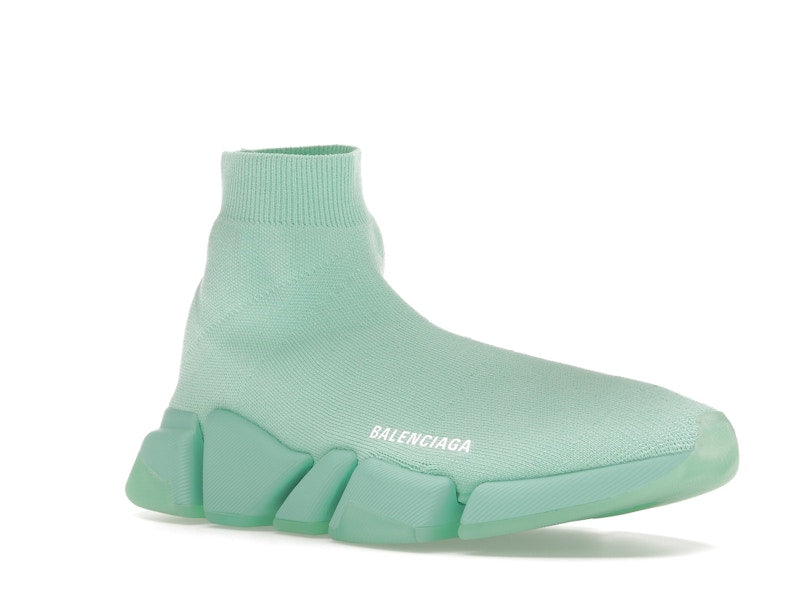 Balenciaga Speed 2.0 Recycled Transparent Sole Green