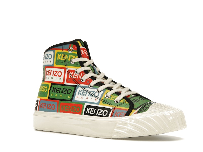 Kenzo School High Top Trainers Multi
