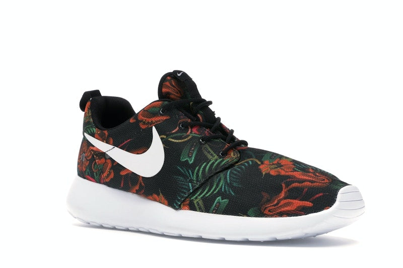 Nike Roshe Run Floral Print Total Orange