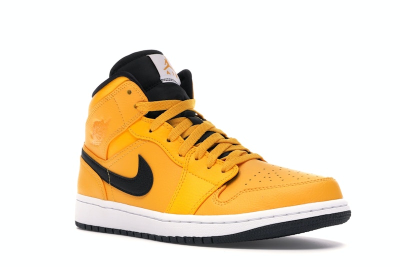 Jordan 1 Mid University Gold Black