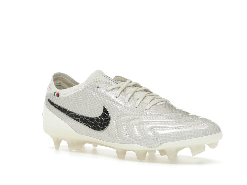 Nike Tiempo Legend 10 Elite Luxe FG Montebelluna Leather White Snakeskin