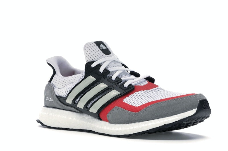 adidas Ultra Boost S&L White Grey Scarlet