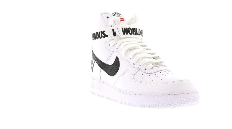 Nike Air Force 1 High Supreme World Famous White