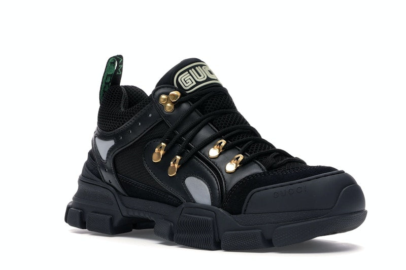 Gucci Flashtrek SEGA Black Leather