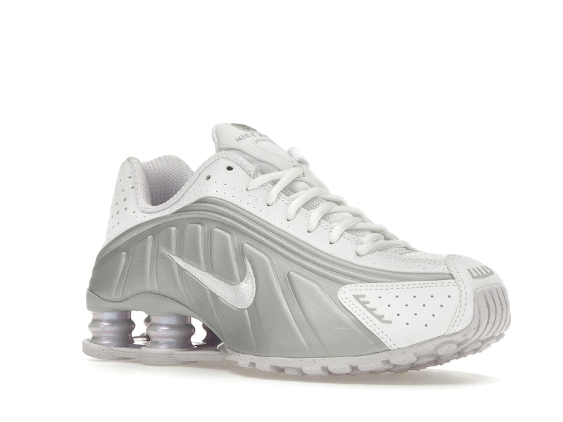 Nike Shox R4 White Metallic Platinum Barely Grape (Women's)