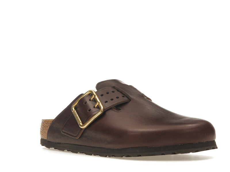 Birkenstock Boston Bold Leather Roast Brown
