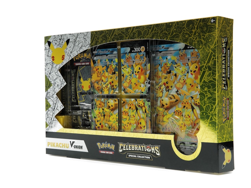 Pokémon TCG 25th Anniversary Celebrations Pikachu V Union Special Collection Box