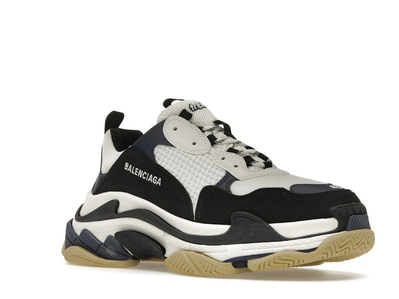 Balenciaga Triple S White Navy Black