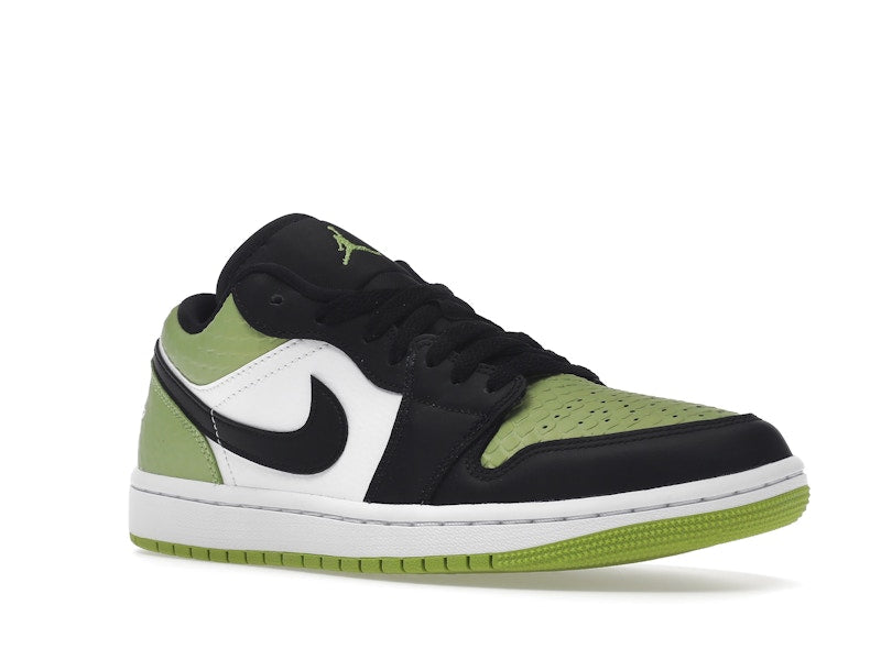 Jordan 1 Low Snakeskin Vivid Green (Women's)