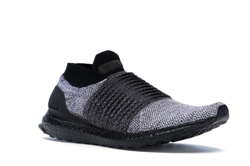 adidas Ultra Boost Laceless Mid Black Oreo