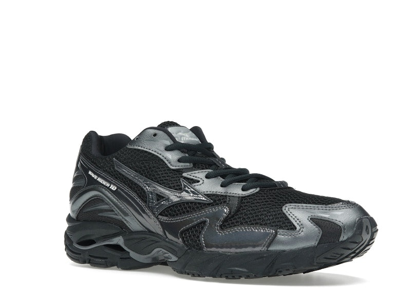 Mizuno Wave Rider 10 Black Sand Metallic Gray