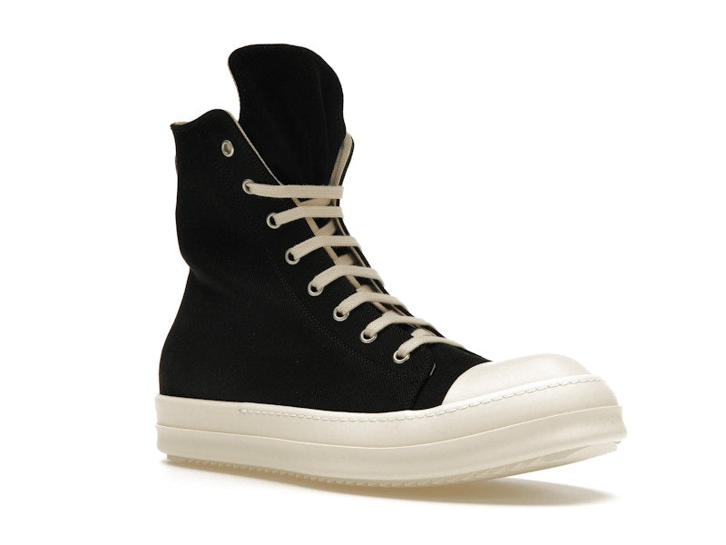 Rick Owens DRKSHDW High Top Black Milk
