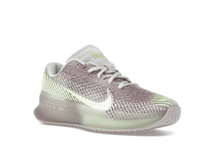 Nike Court Air Zoom Vapor 11 Premium HC Phantom Platinum Violet Barely Volt (Women's)