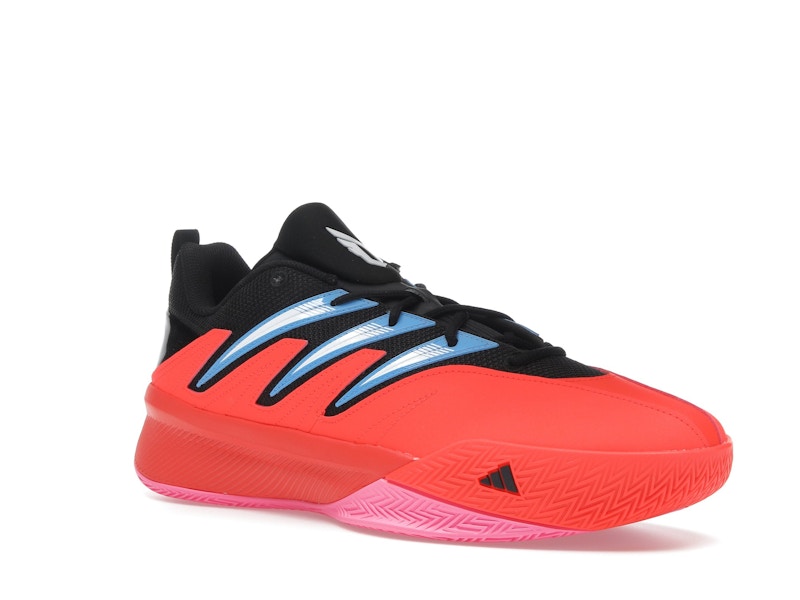 adidas Dame Certified 3 Low Solar Red Core Black Cloud White