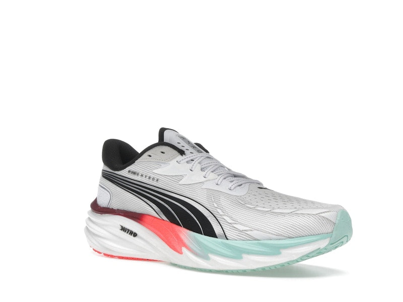 Puma Velocity Nitro 4 Hyrox White Mint Melt Glowing Red (Women's)