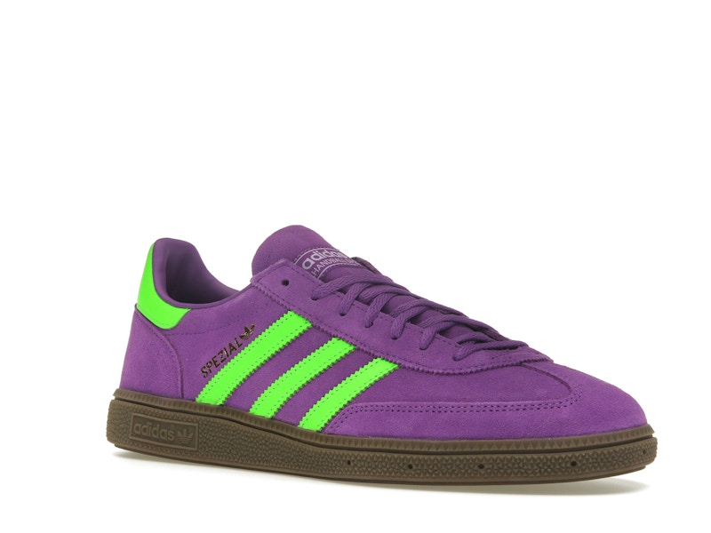 adidas Handball Spezial Elastic Active Purple Solar Green (Women's)