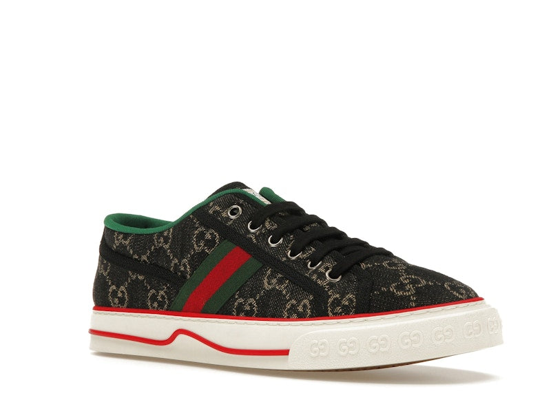 Gucci Tennis 1977 GG Logo Black Multi