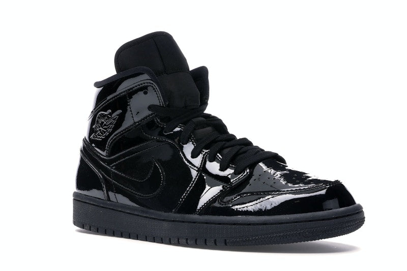 Jordan 1 Mid SE Triple Black Patent (Women's)