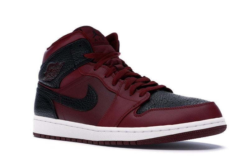 Jordan 1 Retro Mid Team Red Black