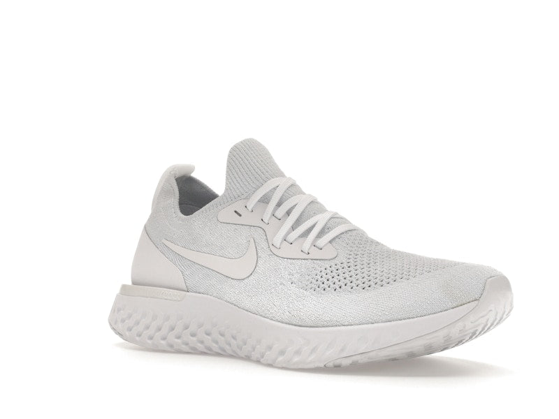 Nike Epic React Flyknit True White