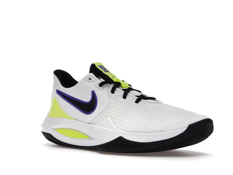 Nike Precision 5 White Barely Volt