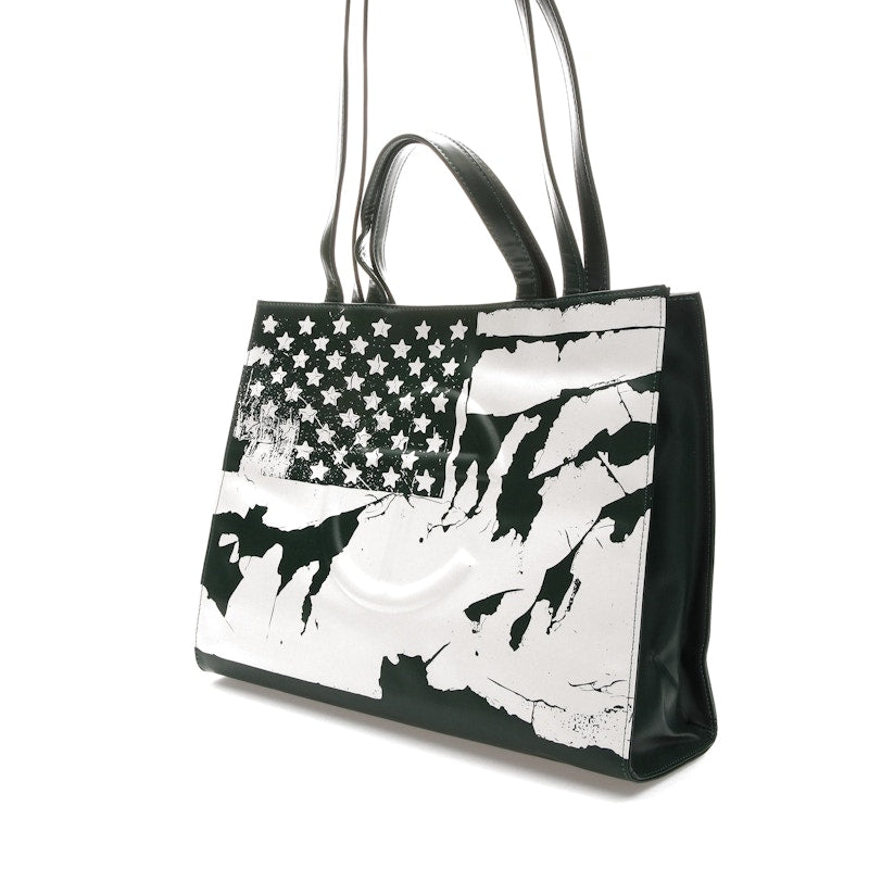 Telfar Flag Bag Medium Green/White