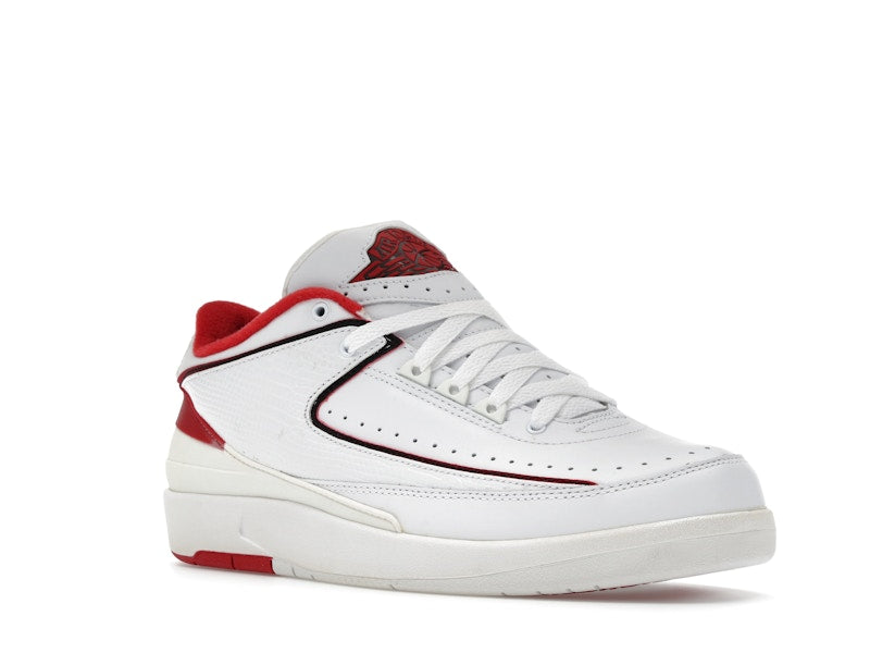 Jordan 2 Retro Low White Varsity Red