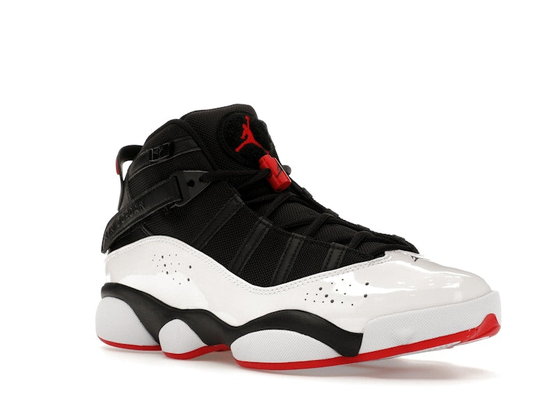 Jordan 6 Rings Black White Varsity Red