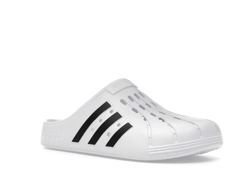 adidas Adilette Clog White Black