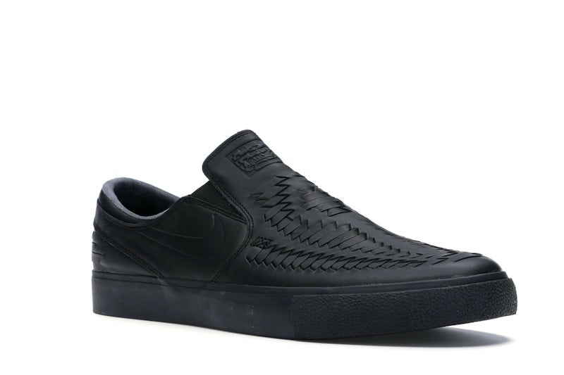 Nike SB Zoom Stefan Janoski Slip RM Crafted Woven Black