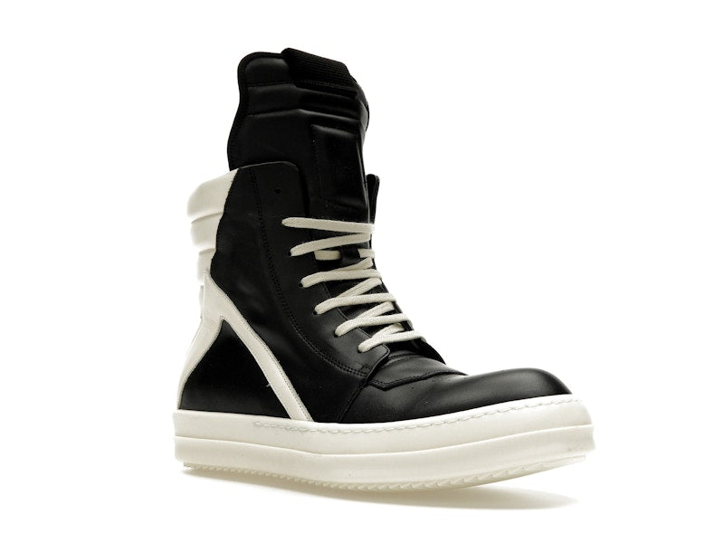 Rick Owens Strobe Geobasket High Black Milk