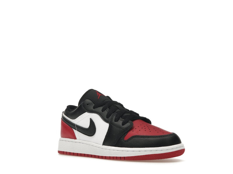 Jordan 1 Low Bred Toe 2.0 (GS)
