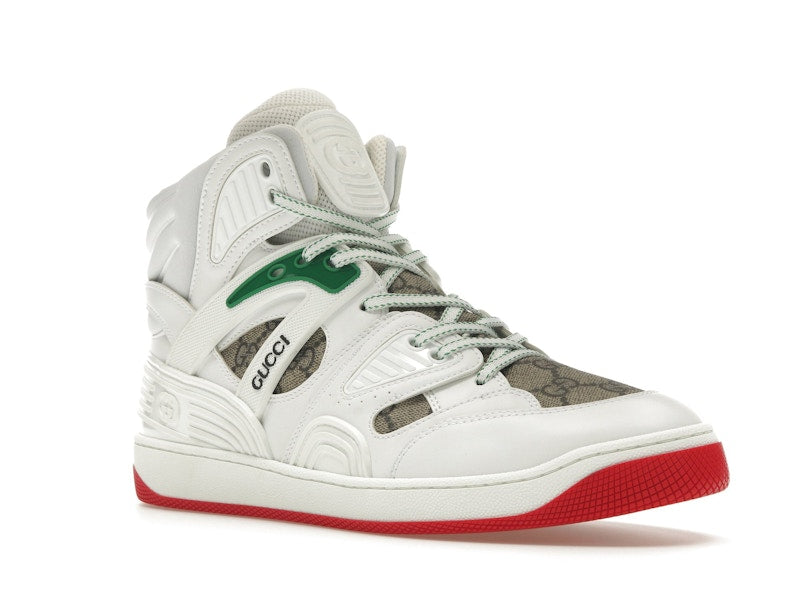 Gucci Basket White Demetra Red (Women's)
