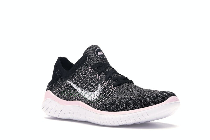 Nike Free RN Flyknit 2018 Black Pink Foam (Women's)