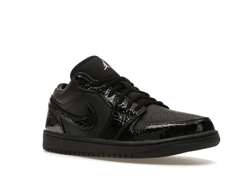 Jordan 1 Low SE Patent Elephant Black (Women's)