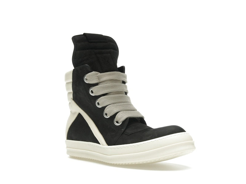 Rick Owens Geobasket Jumbo Lace High Black Milk (Women's)