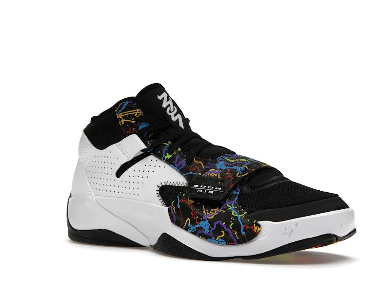 Jordan Zion 2 Noah White Black Multi-Color