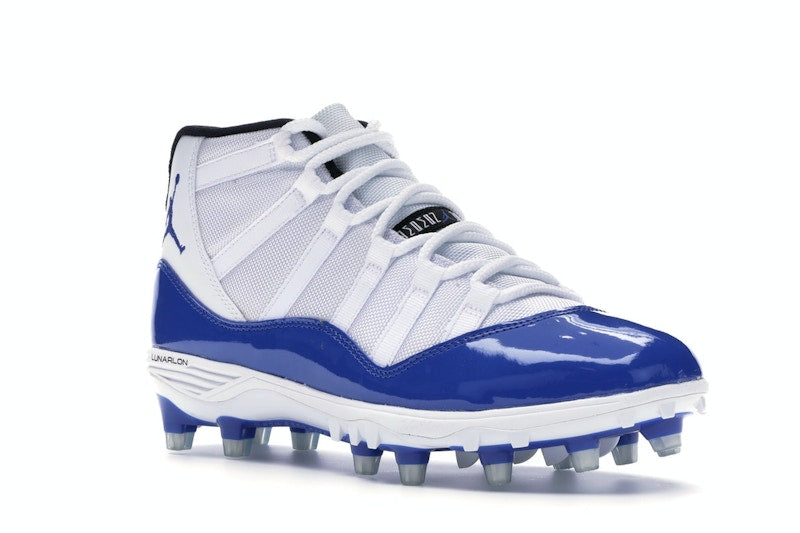 Jordan 11 Retro Cleat White Royal
