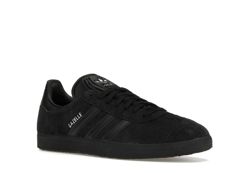 adidas Gazelle All Black Silver Metallic
