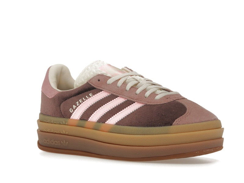 adidas Gazelle Bold Shadow Brown Warm Clay Glow Pink (Women's)