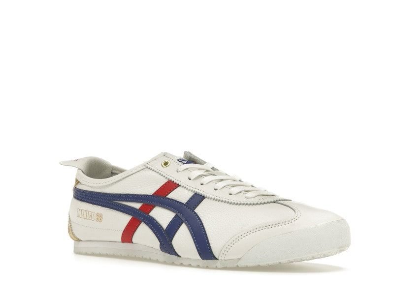 Onitsuka Tiger Mexico 66 White Blue Red Metallic Gold