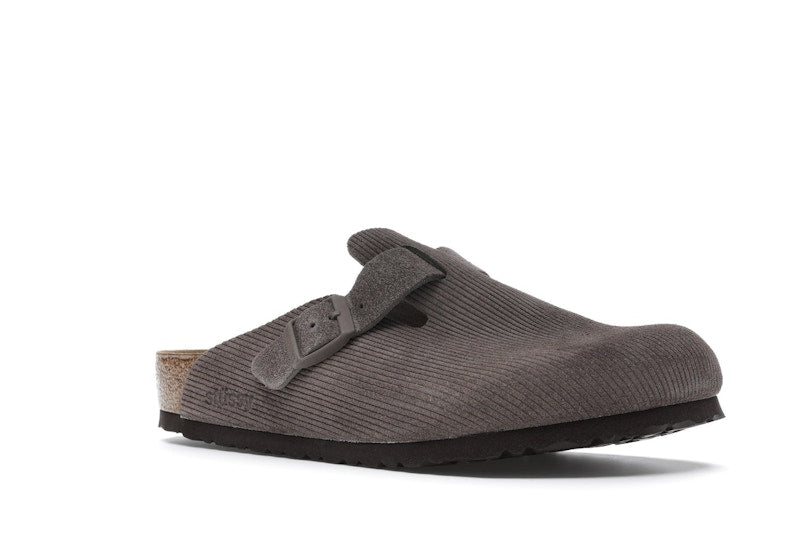 Birkenstock Boston Clogs Stussy Anthracite