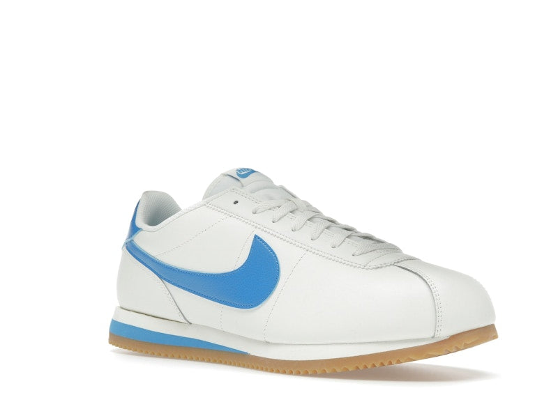 Nike Cortez Leather Sail Gum Yellow Light Photo Blue