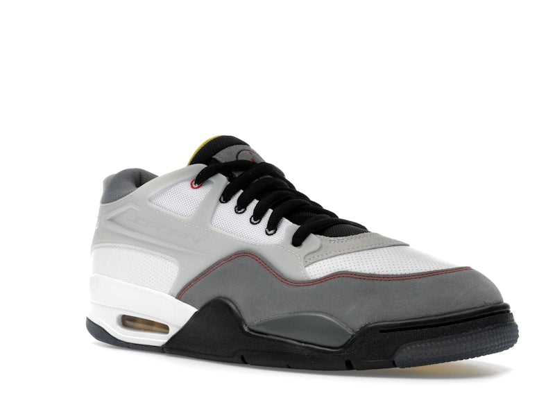 Jordan 4 RM Premium White Black Smoke Grey Fire Red