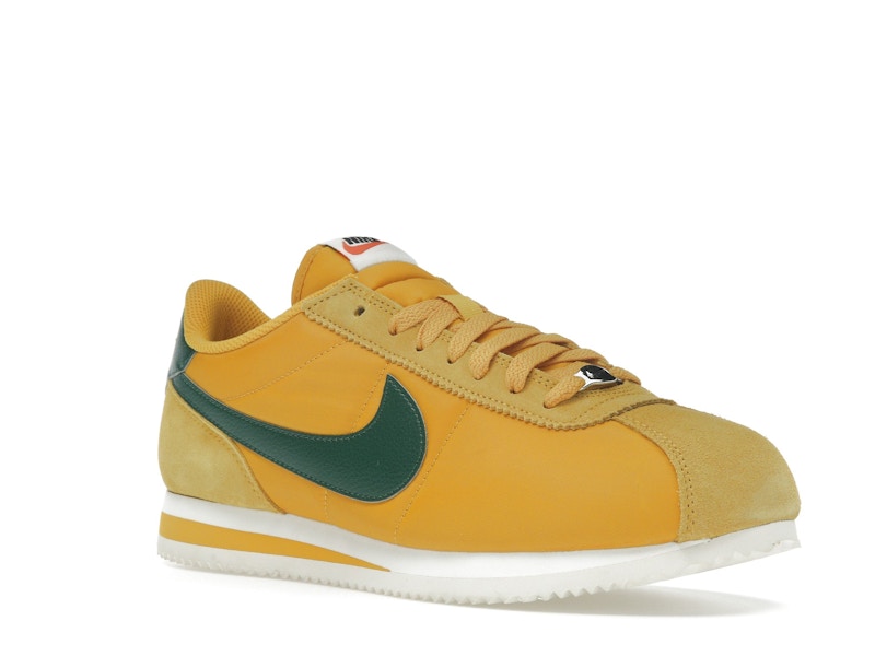 Nike Cortez Textile Yellow Ochre Gorge Green (Women's)
