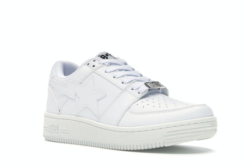 BAPE STA Low White