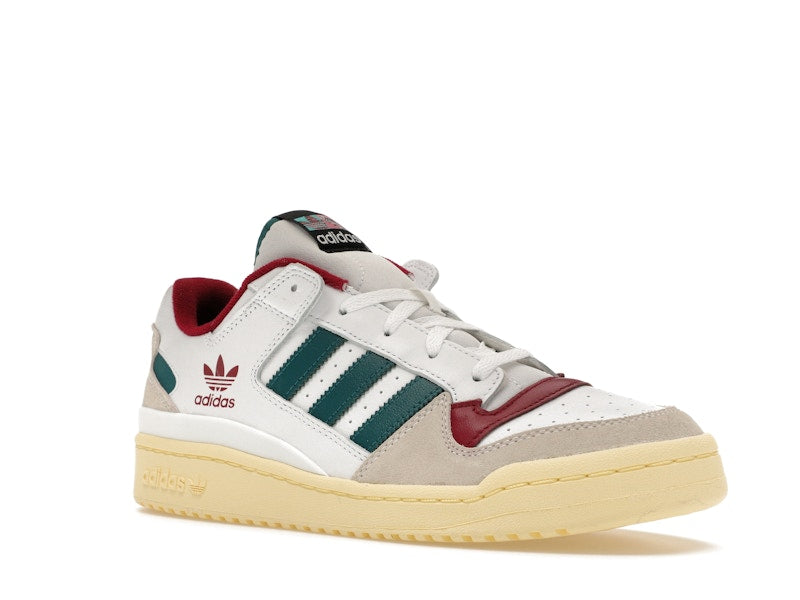 adidas Forum Low White Teal Burgundy