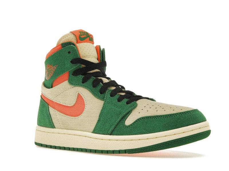 Jordan 1 High Zoom Air CMFT 2 Pine Green Orange Blaze (Women's)