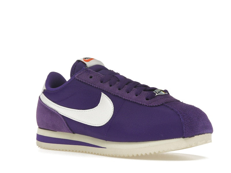 Nike Cortez Textile Field Purple Alabaster Safety Orange Summit White (Women's)