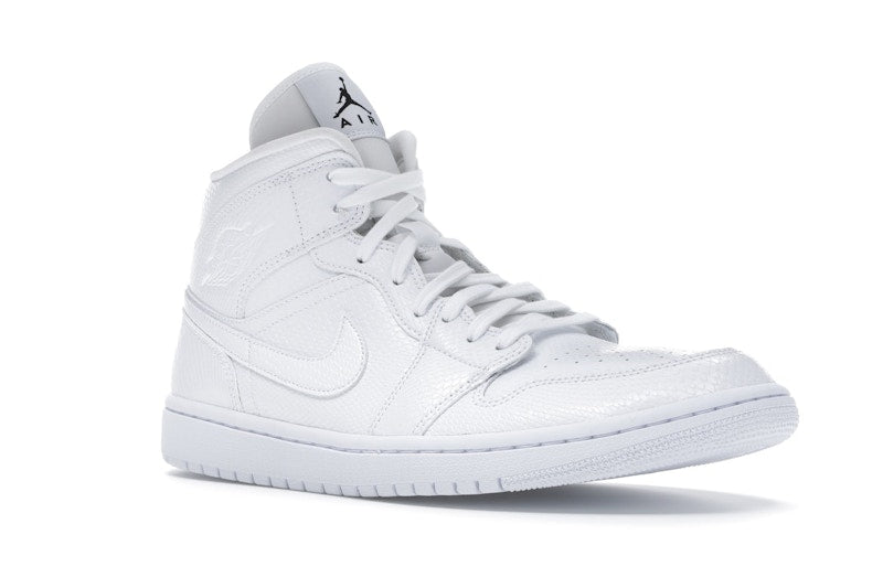 Jordan 1 Mid White Snakeskin (Women's)